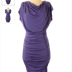 Jessica Simpson drape lavender women’s  dress